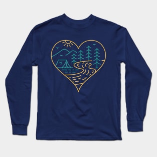 Playing Card Heart Symbol of Nature Long Sleeve T-Shirt